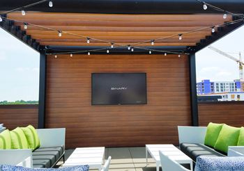 Rooftop deck